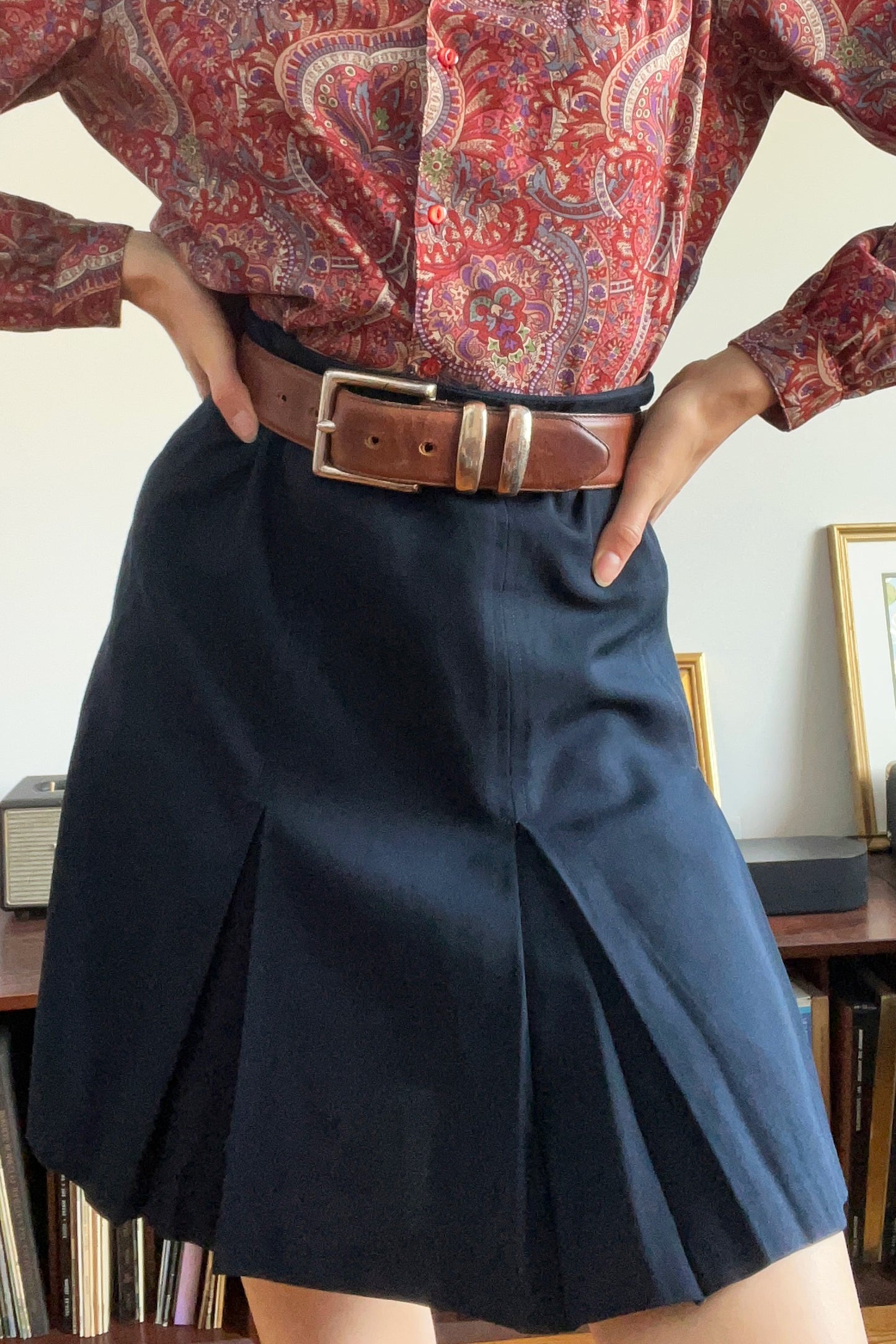 Vintage 90's Pleated Skirt