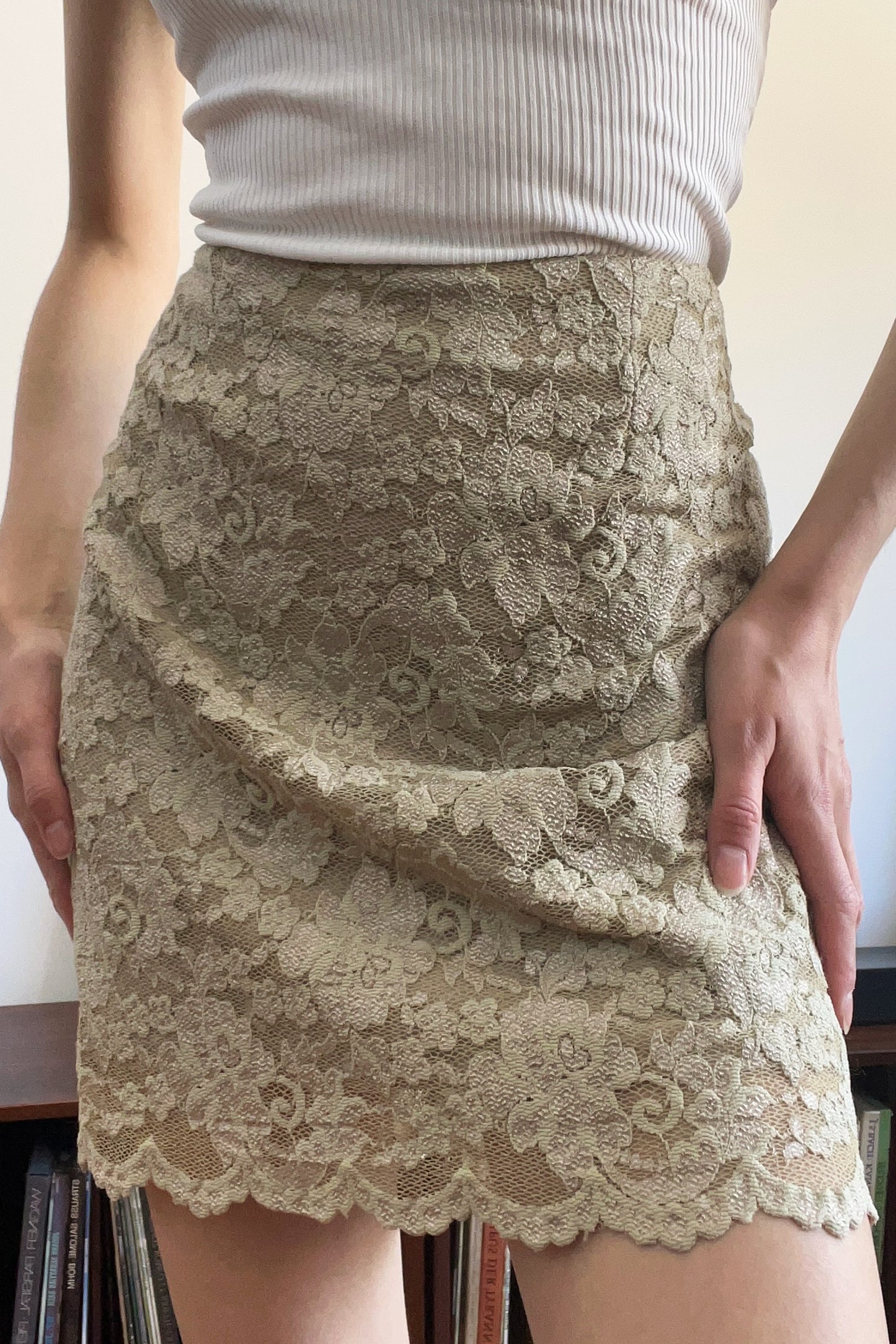 Vintage 90s Lace Skirt