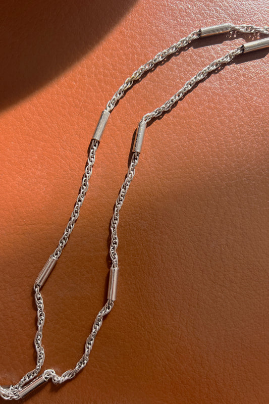 antique silver chain 