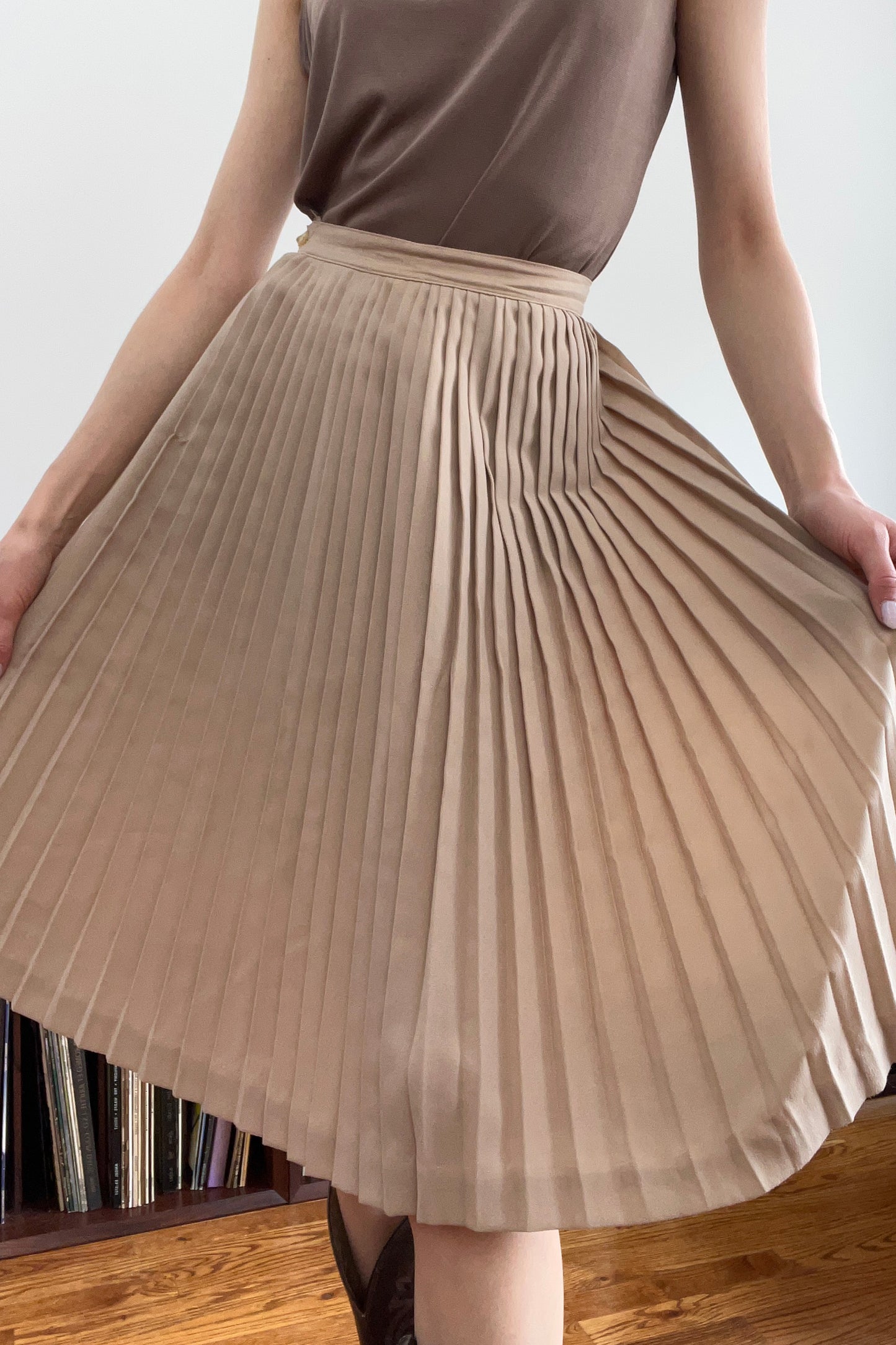 1960's Pleated Union Made Skirt